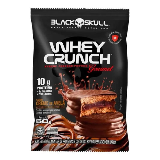 Alfajor Whey Crunch Gourmet 50g - Black Skull