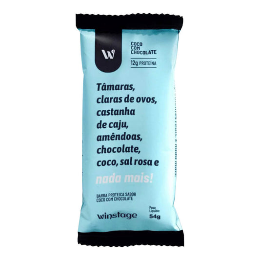 Barra de Proteína 54g Coco com Chocolate - Winstage