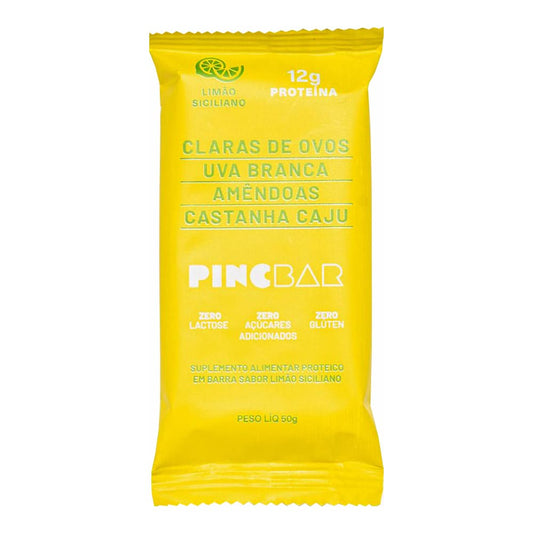 Barra de Proteína Natural 50g Limão Siciliano - Pincbar