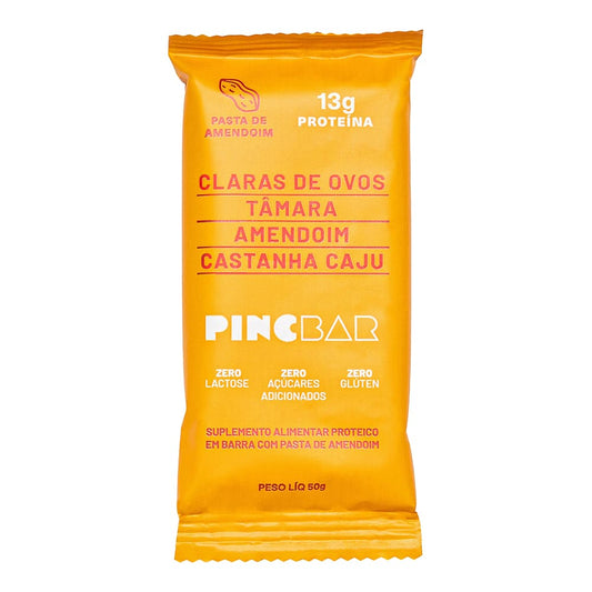 Barra de Proteína Natural 50g Pasta de Amendoim - Pincbar