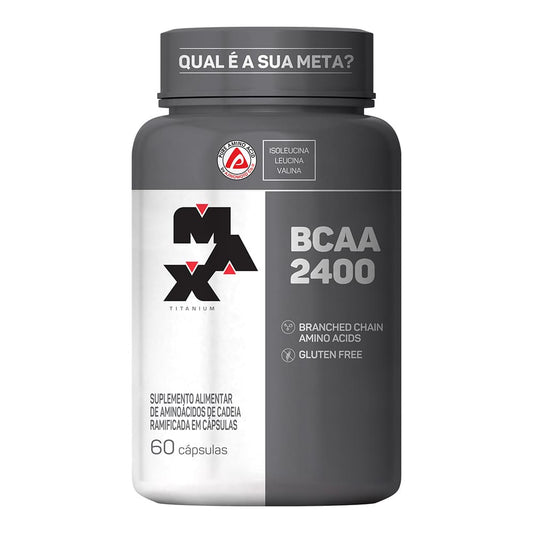 BCAA 2400 com 60 Cápsulas - Max Titanium