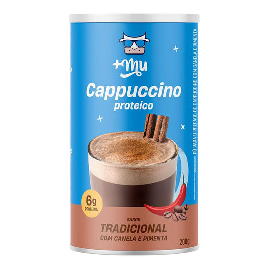 Cappuccino Proteico 200g (com Whey, Canela e Pimenta) - Mais Mu