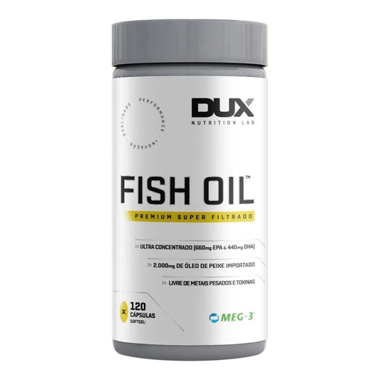 Fish Oil 120 Cápsulas - Dux Nutrition