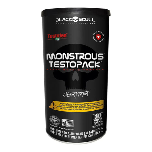 Monstrous Testopack 30 Packs - Black Skull