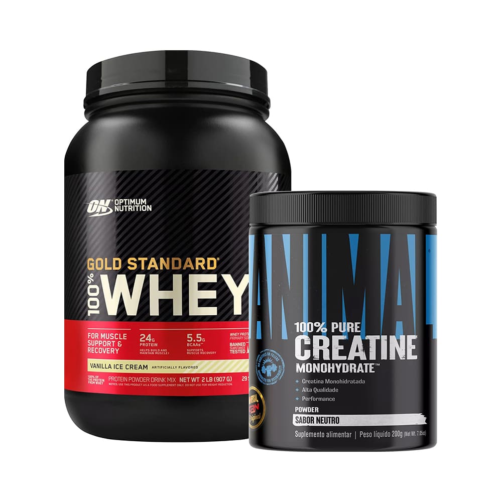 Kit Optimum Nutrition (Whey + Creatina)