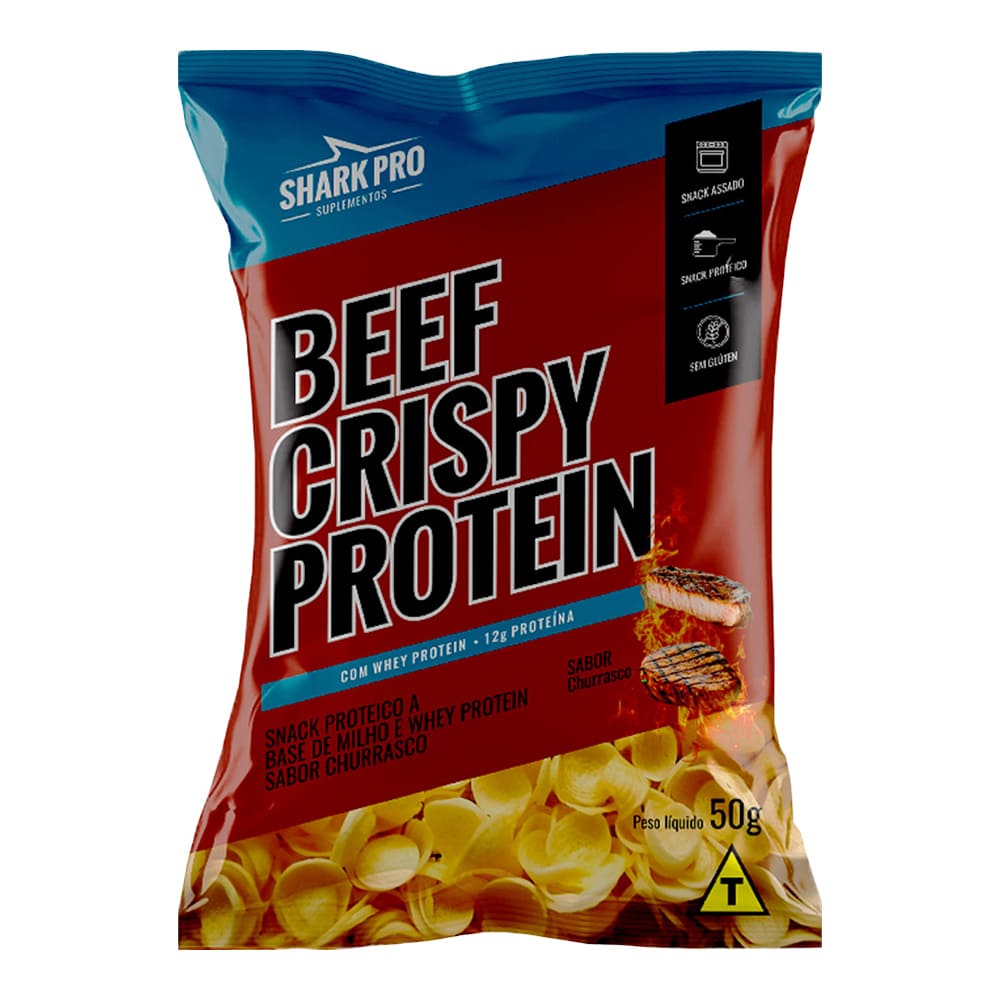 Onion Crisp Salgadinho Proteico 50g - Shark Pro