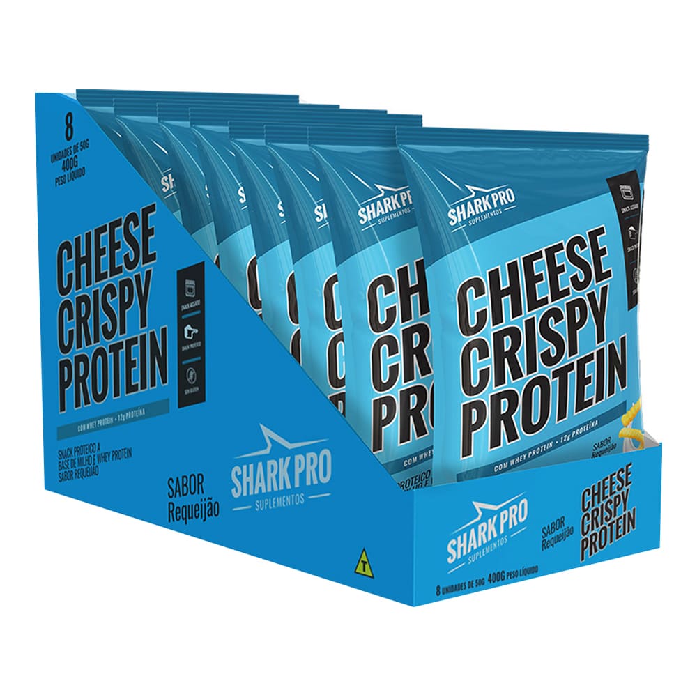 Onion Crisp Salgadinho Proteico 50g - Shark Pro