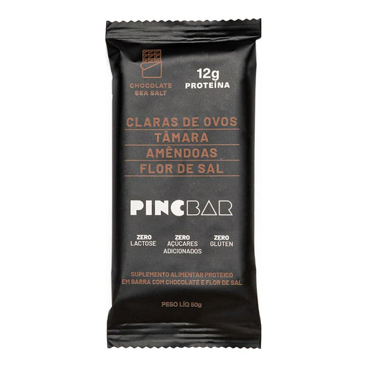 Barra de Proteína Natural 50g Chocolate Sea Salt - Pincbar