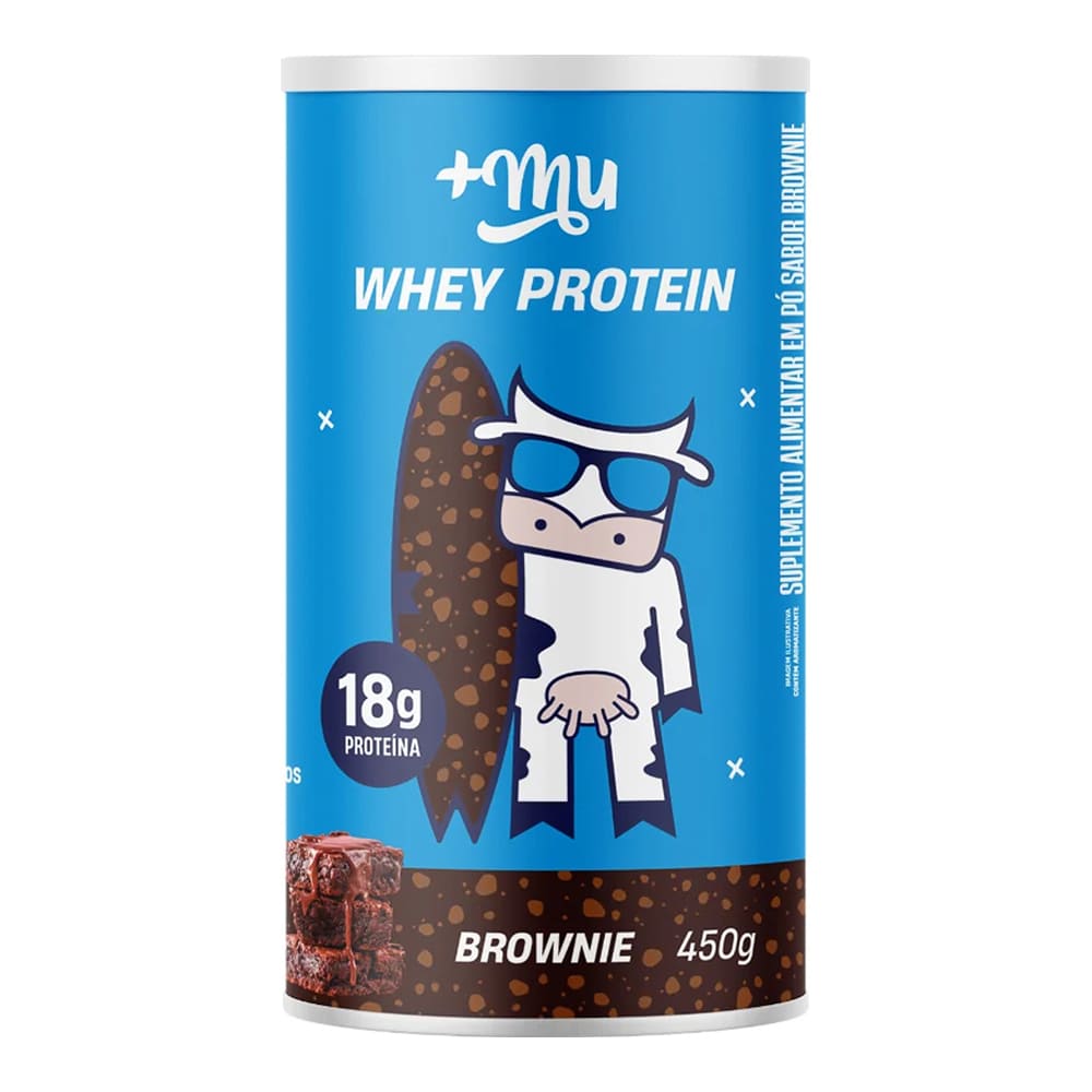 Pote Whey Protein Concentrado Tradicional 450g - Mais Mu