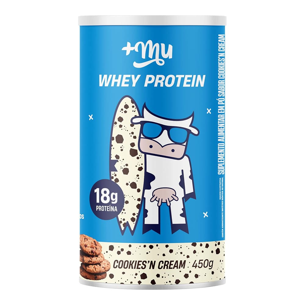 Pote Whey Protein Concentrado Tradicional 450g - Mais Mu