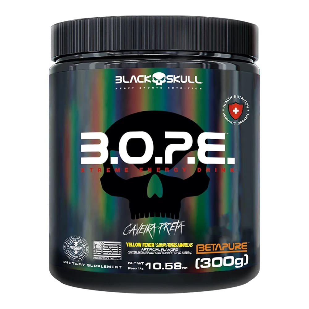 Kit Maromba Black Skull (Whey + Barra de Proteína + Ômega 3 + BCAA + Pré Treino + Creatina)