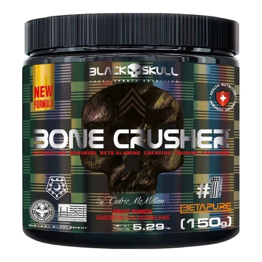 Pré-Treino Bone Crusher 150g - Black Skull