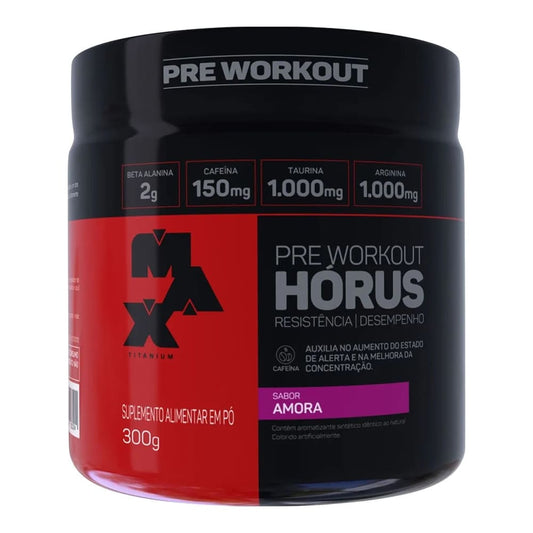 Pré-Treino Hórus 300g - Max Titanium