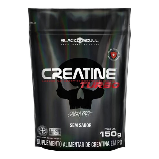 Refil Creatine Turbo Caveira Preta - Black Skull