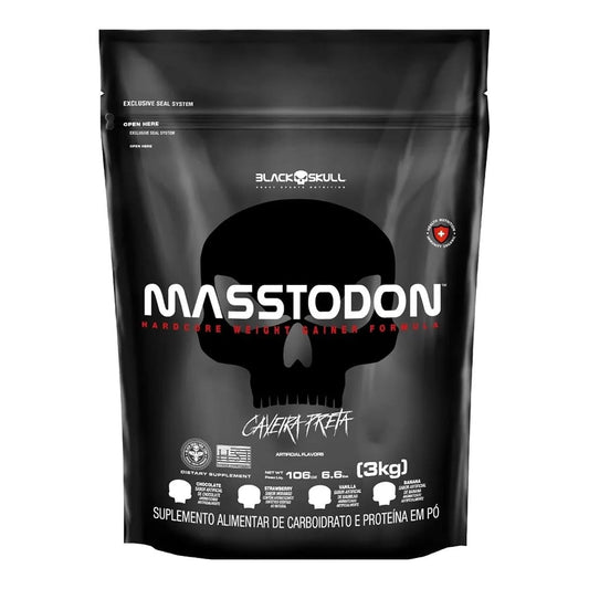 Refil Masstodon 3kg - Black Skull