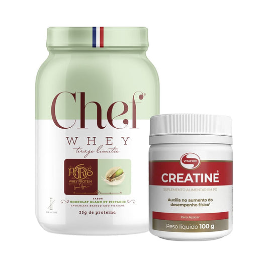 Kit Chef Whey 0 Lactose (Whey + Creatina)